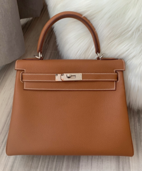 에르메스 켈리백28 골드 은장 토고